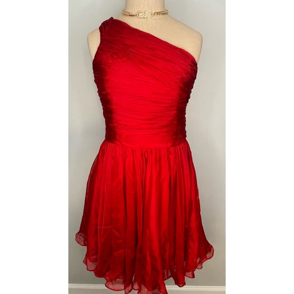 Halston Heritage Dresses & Skirts - Halston Heritage Red Dress Size 8 NWT